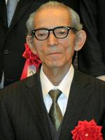 芸術選奨の贈賞式に出席した夏八木勲さん=3月18日