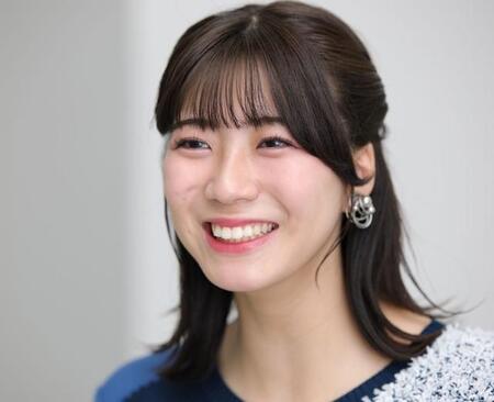 田中友梨奈アナウンサー（撮影・坂部 計介）