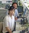 MBSラジオ「GOGO競馬サンデー!」にゲスト出演した佐藤哲(奥は来栖正之アナウンサー)