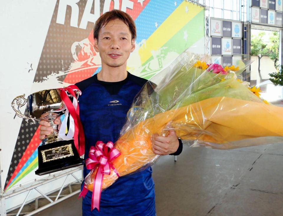 通算４４回目、尼崎では初優勝を飾った吉川昭男