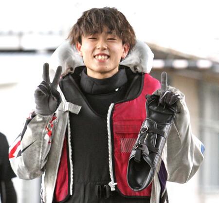 　連勝で準優１号艇をゲットした青木蓮
