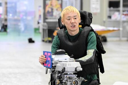 　圧倒的な伸びでＶを狙う湯川浩司