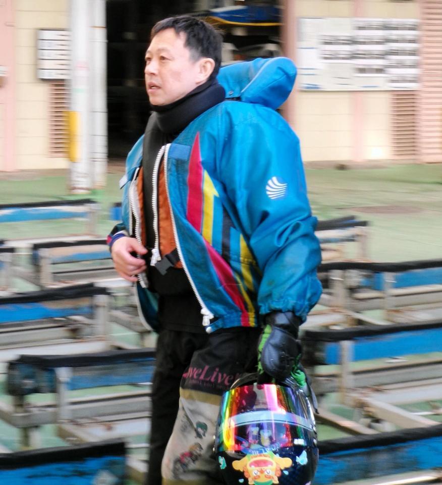 平和島初Ｖを狙う上田洋平