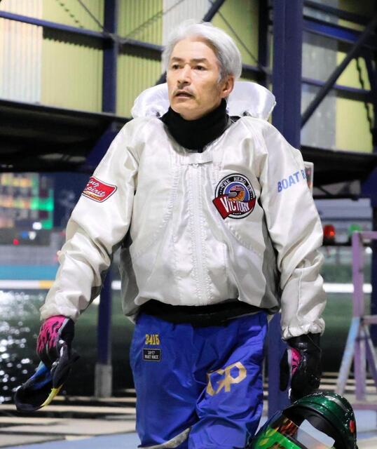 太閤賞Ｖ５へ王手をかけた松井繁（撮影・保田叔久）