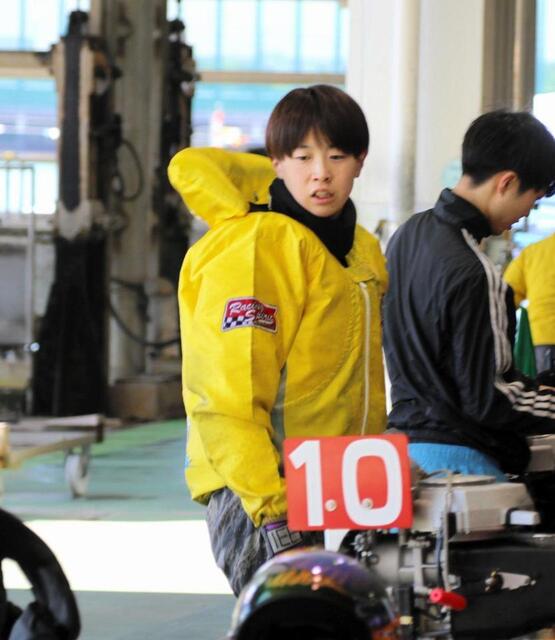 準優４号艇から優出を狙う佐藤永梧