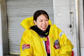 シリーズ初１着に笑顔の坂野さくら