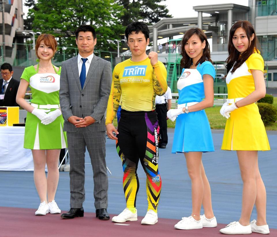 　三谷竜生（中央）が優勝した「第71回日本選手権競輪」。売り上げは目標を下回った