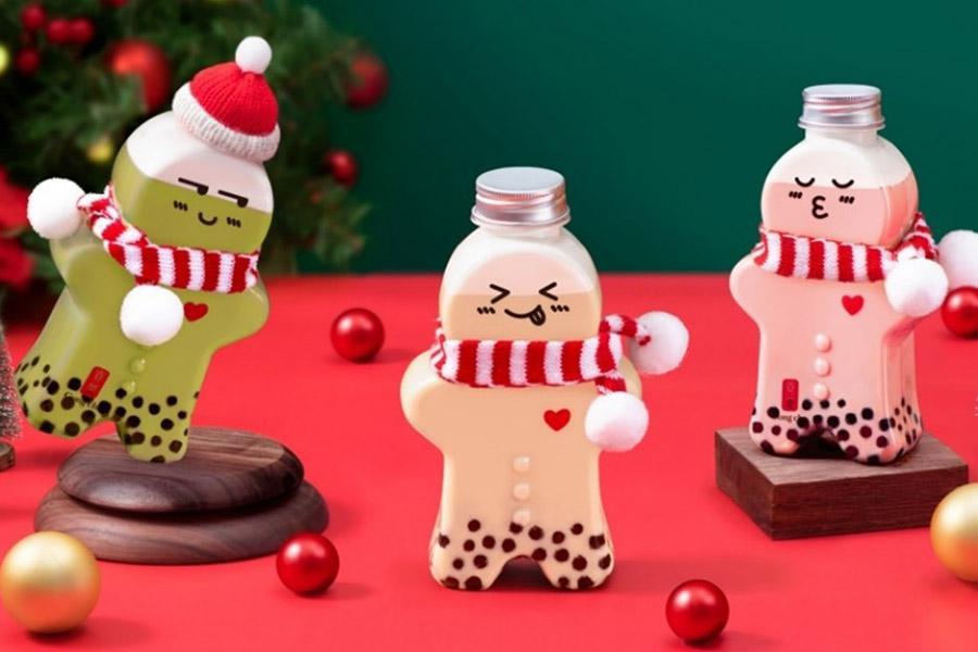 　「ゴンチャ」から期間限定で発売される限定ボトル「ジンジャーブレッドマン」
