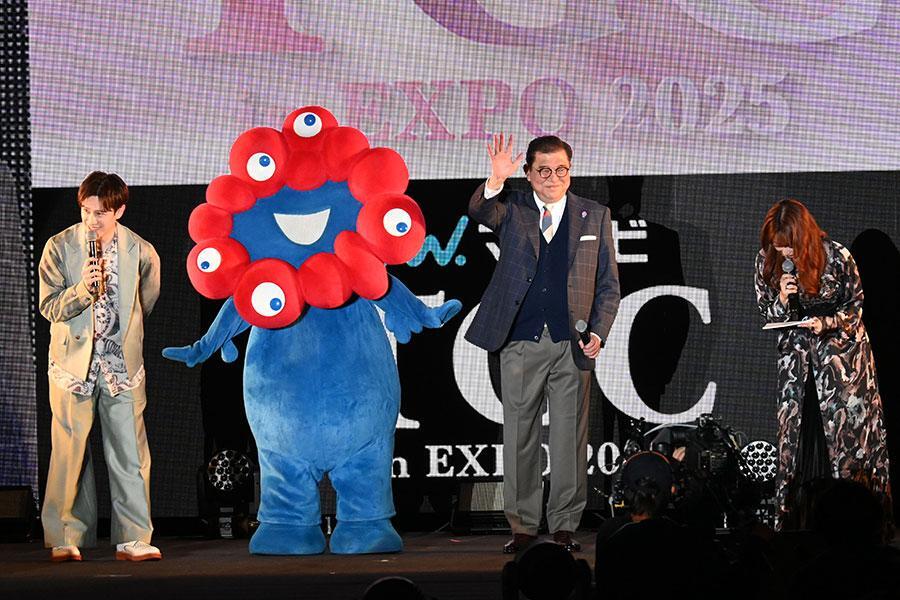 　『マイナビ ＴＧＣ ｉｎ 大阪・関西万博 ２０２５』にサプライズ登場した石破茂内閣総理大臣（４月５日・万博会場）