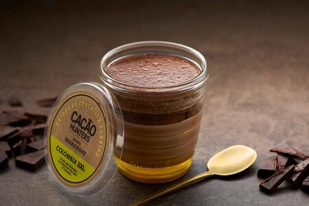 　濃厚ガトーショコラとチョコレートプリン（ＣＡＣＡＯ ＨＵＮＴＥＲＳ コロンビア１００%、６４８円）