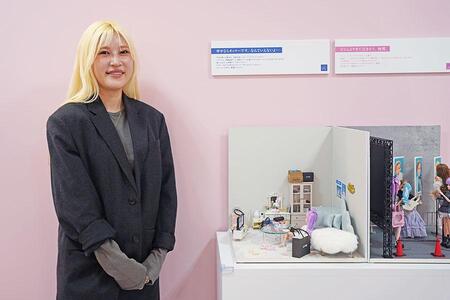 　『リカちゃんのＯＮ／ＯＦＦ展』の企画を考案した、同展製作委員会・黒木さん（２月３日撮影／Ｌｍａｇａ.ｊｐ）