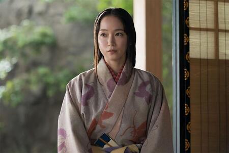 　『豊臣兄弟！』第１２回より。小一郎に紹介された安藤守就の娘・慶（吉岡里帆）©ＮＨＫ
