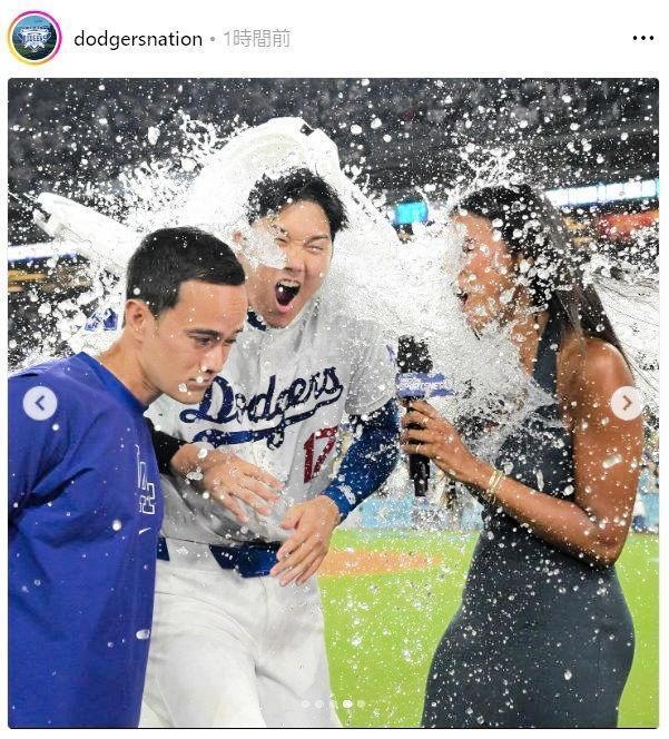 　ドジャースネーションのインスタグラム（ｄｏｄｇｅｒｓｎａｔｉｏｎ）より