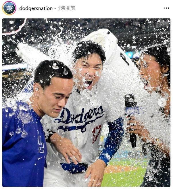 　ドジャースネーションのインスタグラム（ｄｏｄｇｅｒｓｎａｔｉｏｎ）より 