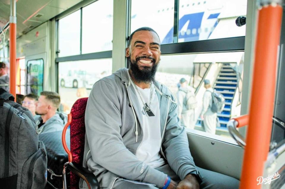 　テオスカー・ヘルナンデス（ロサンゼルス・ドジャース提供）