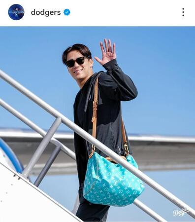 　ドジャースのインスタグラム（＠ｄｏｄｇｅｒｓ）から
