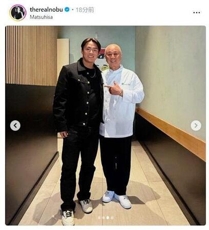 　松久信幸氏のインスタグラム（ｔｈｅｒｅａｌｎｏｂｕ）より