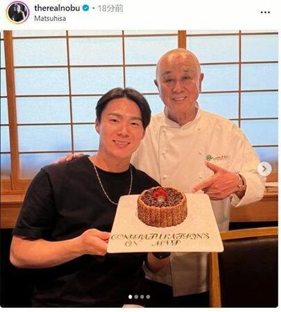 　松久信幸氏のインスタグラム（ｔｈｅｒｅａｌｎｏｂｕ）より