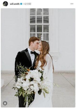 　スミスのインスタグラム（ｗｉｌｌ．ｓｍｉｔｈ）より 