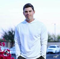 　キャンプ施設に入るスミス（ロサンゼルス・ドジャース提供）