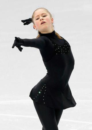 初Vへ好調アピールしたユリア・リプニツカヤ(共同)