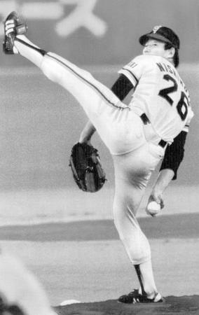 現役時代の西本聖氏（１９８０年）