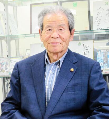 　日本プロ野球ＯＢクラブの理事長を務める八木沢荘六さん