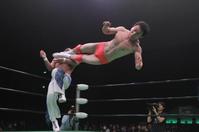 ノアのリングで活躍する広島市出身の熊野準(右)