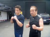 8・11新木場で初対決が決まった百田光雄(右)と力の親子