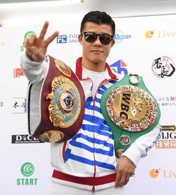 2階級制覇達成から一夜明け、4団体統一へ新たな夢を話した亀田和毅