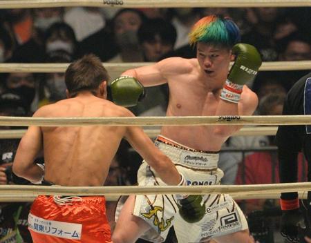 那須川天心「ボクシングで世界チャンピオンを取る」ＨＩＲＯＹＡからダウン奪う/ファイト/デイリースポーツ online