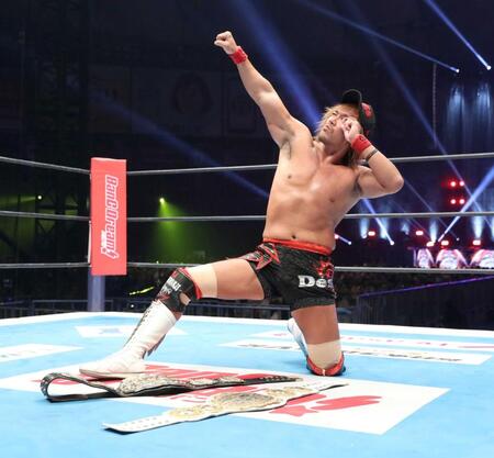 　新日本プロレス退団を発表した内藤哲也＝東京ドーム（２０２０年１月撮影）