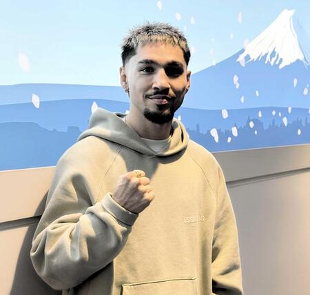 　来日したアンソニー・オラスクアガ