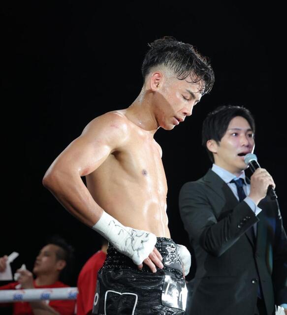 武居由樹　試合直前に足を負傷していた