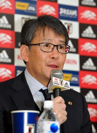 　日本サッカー協会の関塚隆技術委員長