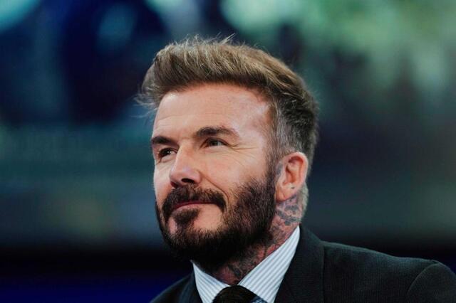 元イングランド代表主将のデービッド・ベッカムさん(AP=共同)