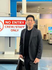 　Ｗ杯組み合わせ抽選会に向けて米・ワシントンへ出発したサッカー日本代表の森保一監督