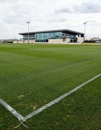 　サッカーＷ杯北中米３カ国大会で日本代表がベースキャンプ地とする米ナッシュビルの施設＝２日（共同）