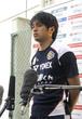 緊張しながら日本代表初選出の取材を受ける工藤