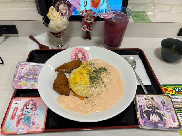 お目当てのコラボメニュー（ＴＯＭさん提供）