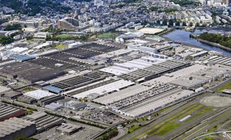 　日産自動車の追浜工場＝５月、神奈川県横須賀市