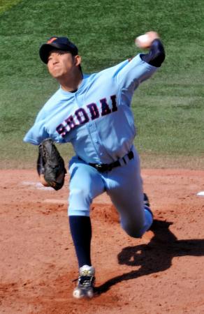 ９回無安打投球で１失点完投勝利した横浜商大・岩貞