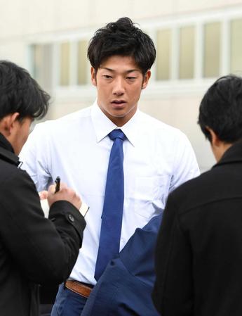 　アジア・ウインターリーグを振り返り、来季への意気込みを語った横田