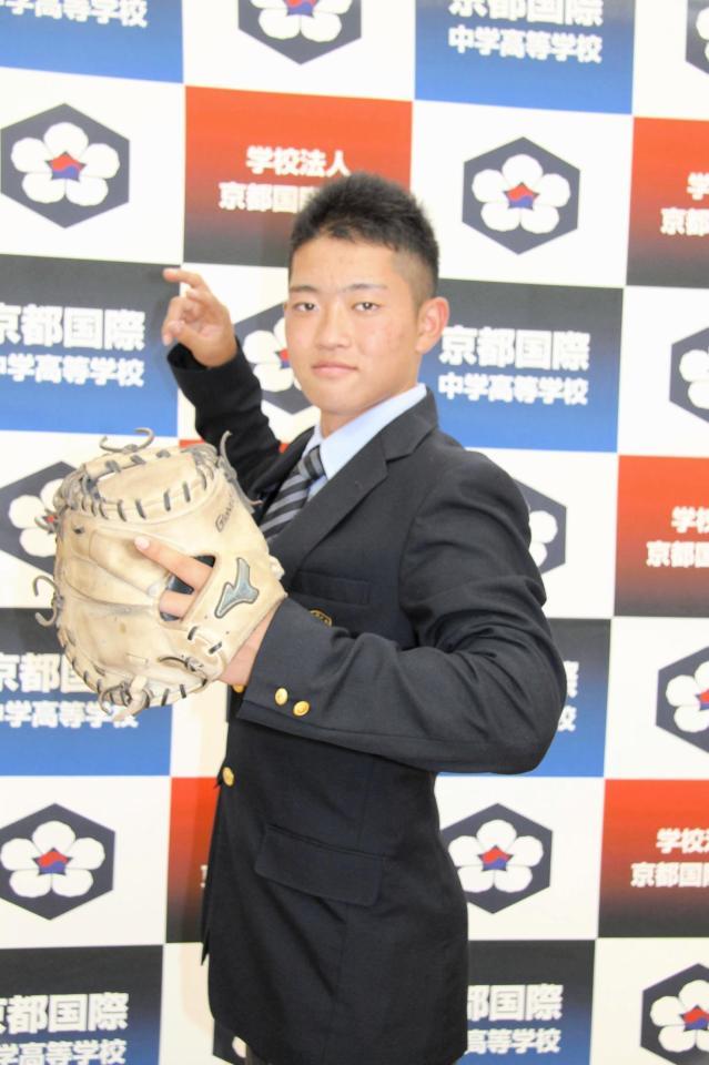 　阪神の正捕手を夢見るドラフト７位の京都国際・中川勇斗
