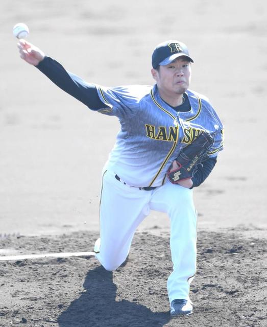 力投する西勇(撮影・北村雅宏)