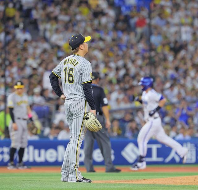 阪神　西勇が三回途中５失点の大炎上