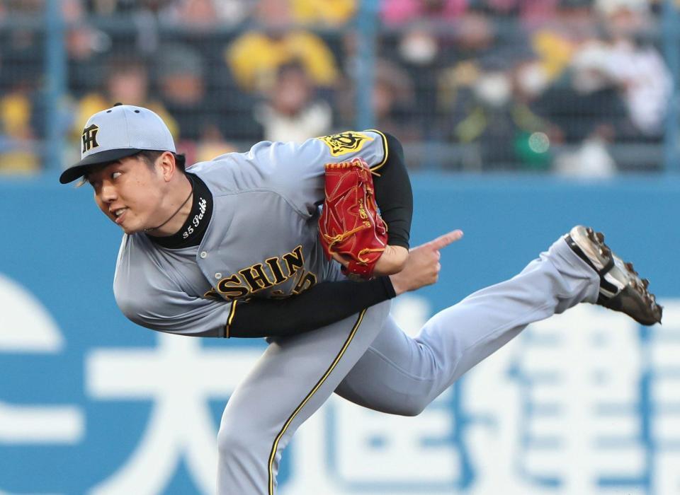 　先発し力投する才木（撮影・北村雅宏）