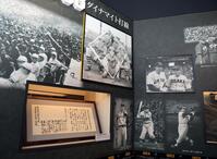 　甲子園歴史館に展示された藤村冨美男監督の退陣要求書（撮影・山口登）