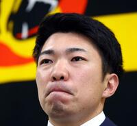 　将来的にメジャーリーグへの挑戦を語った石井（撮影・山口登）