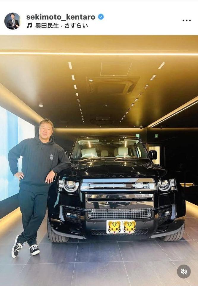 　関本賢太郎氏のインスタグラム（＠ｓｅｋｉｍｏｔｏ＿ｋｅｎｔａｒｏ）から